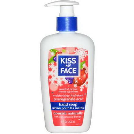 Kiss My Face, Hand Soap, Pomegranate Acai 266ml