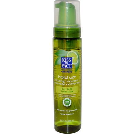 Kiss My Face, Hold Up Styling Mousse, Green Tea&Lime 251ml