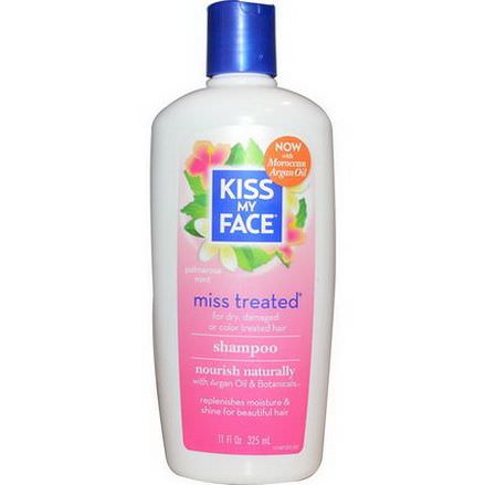 Kiss My Face, Miss Treated Shampoo, Palmarosa Mint 325ml