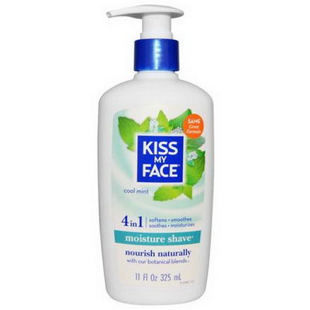 Kiss My Face, Moisture Shave, Cool Mint 325ml