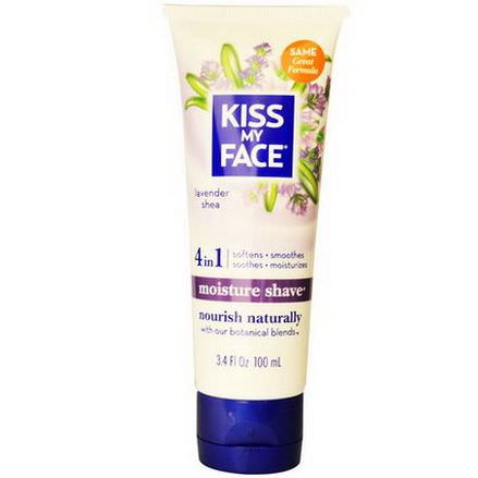 Kiss My Face, Moisture Shave, Lavender Shea 100ml