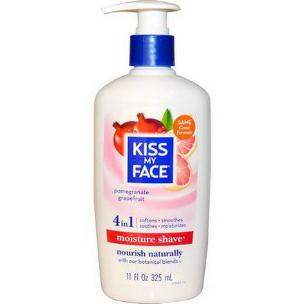 Kiss My Face, Moisture Shave, Pomegranate Grapefruit 325ml