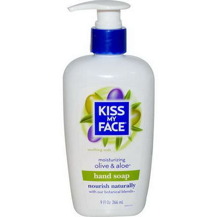 Kiss My Face, Moisturizing Hand Soap, Olive&Aloe 266ml