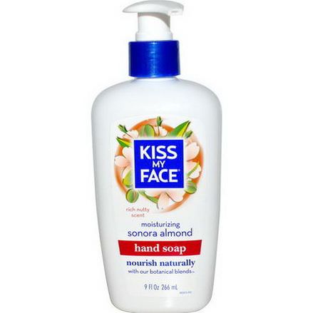Kiss My Face, Moisturizing Hand Soap, Sonora Almond 266ml