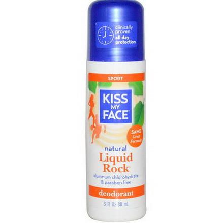Kiss My Face, Natural Liquid Rock Deodorant, Sport 88ml