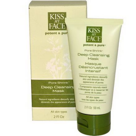 Kiss My Face, Potent&Pure, Pore Shrink, Deep Cleansing Mask 59ml