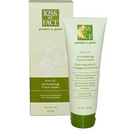 Kiss My Face, Start Up, Exfoliating Face Wash 118ml