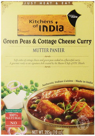 Kitchens of India, Mutter Paneer, Green Peas&Cottage Cheese Curry 285g