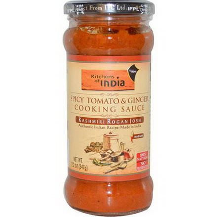 Kitchens of India, Spicy Tomato&Ginger Cooking Sauce, Medium 347g