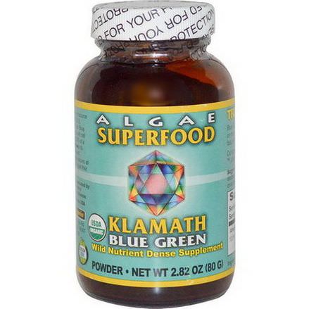 Klamath, Power Organics, Algae Superfood Klamath Blue Green 80g
