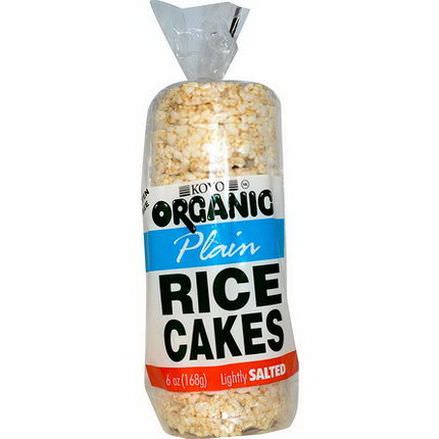 Koyo Natural Foods, Organic Plain Rice Cakes, Lightly Salted 168g