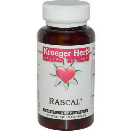 Kroeger Herb Co, Rascal, 100 Veggie Caps