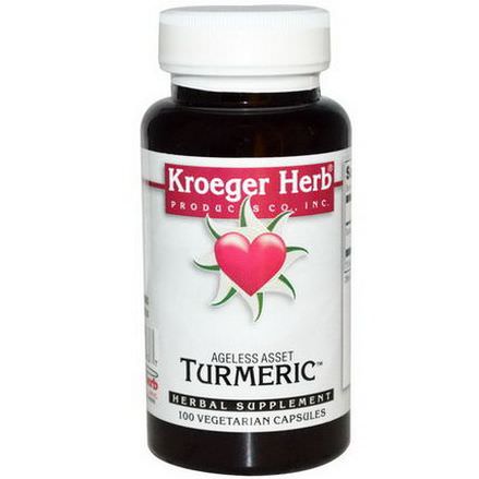 Kroeger Herb Co, Turmeric, 100 Veggie Caps