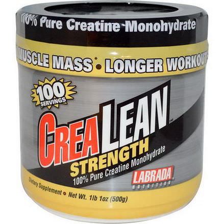 Labrada Nutrition, CreaLean Strength, 100% Pure Creatine Monohydrate 500g