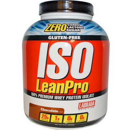 Labrada Nutrition, ISO LeanPro, 100% Premium Whey Protein Isolate, Chocolate 2268g