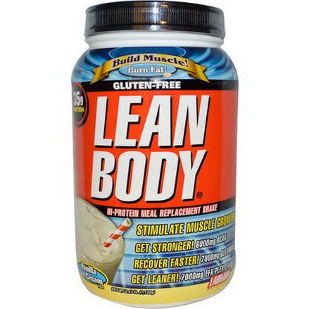 Labrada Nutrition, Lean Body, High-Protein Meal Replacement Shake, Vanilla Ice Cream Flavor 1,120g