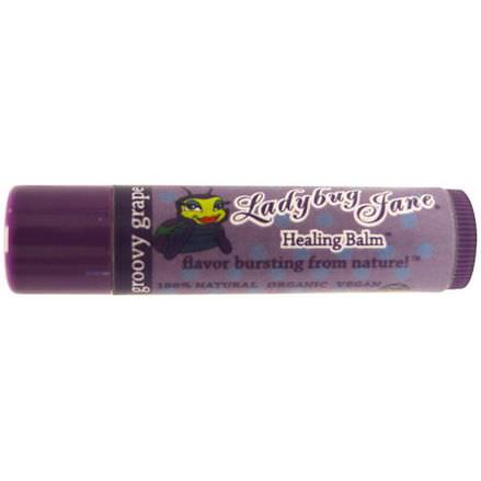LadyBug Jane, Healing Lip Balm, Groovy Grape 4g