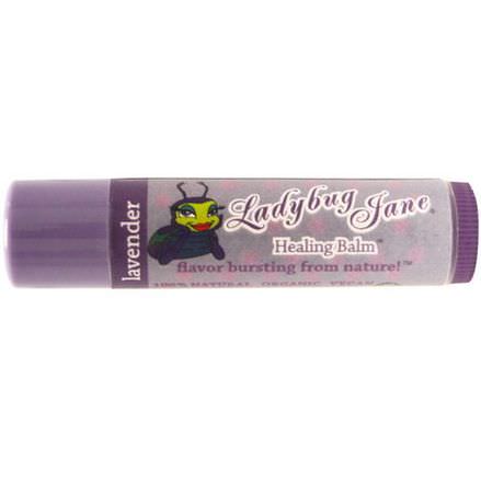 LadyBug Jane, Healing Lip Balm, Lavender 4g