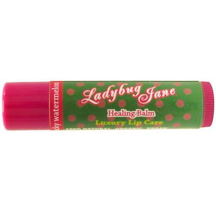 LadyBug Jane, Healing Lip Balm, Wacky Watermelon 4g