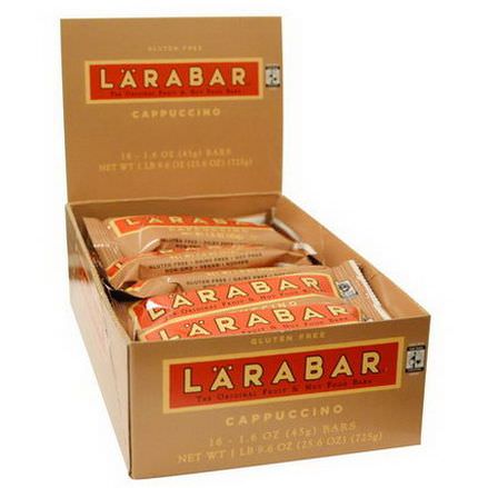 Larabar, Cappuccino, 16 Bars 45g Each