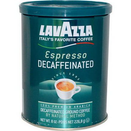 LavAzza Premium Coffees, Decaffeinated Ground Coffee, Espresso 226.8g