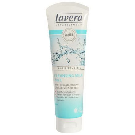 Lavera Naturkosmetic, Cleansing Milk 2 in 1, With Organic Jojoba&Organic Shea Butter 125ml