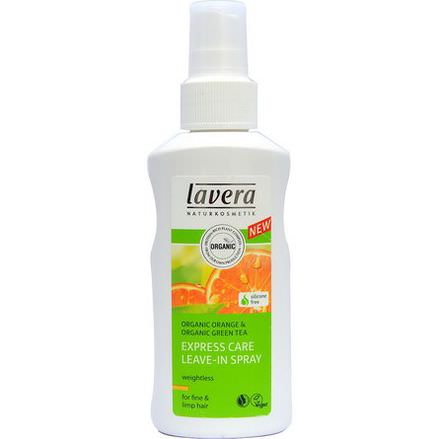 Lavera Naturkosmetic, Express Care Leave-In Spray, Organic Orange&Organic Green Tea 125ml