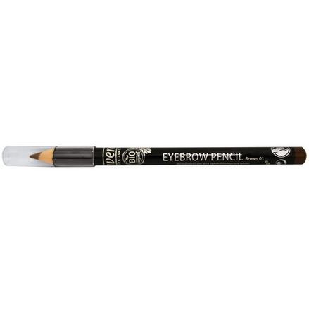Lavera Naturkosmetic, Eyebrow Pencil, Brown 01, 1.14g