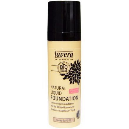 Lavera Naturkosmetic, Natural Liquid Foundation, Honey Sand 03 30ml