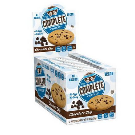Lenny&Larry's, The Complete Cookie, Chocolate Chip, 12 Cookies 113g Each