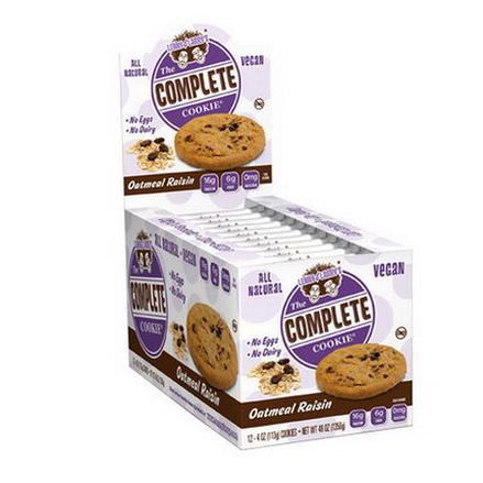 Lenny&Larry's, The Complete Cookie, Oatmeal Raisin, 12 Cookies 113g Each