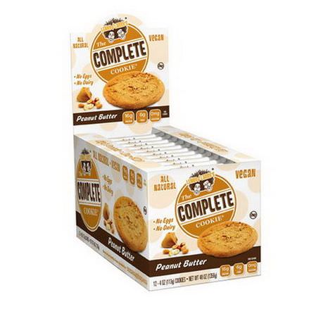 Lenny&Larry's, The Complete Cookie, Peanut Butter, 12 Cookies 113g Each