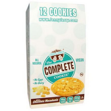 Lenny&Larry's, The Complete Cookie, White Chocolate Macadamia, 12 Cookies 113g Each