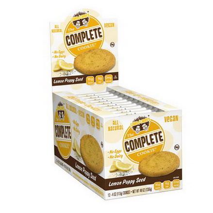 Lenny&Larry's, The Complete Cookies, Lemon Poppy Seed, 12 Cookies 113g Each