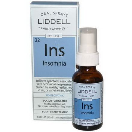 Liddell, Ins, Insomnia, Oral Spray 30ml