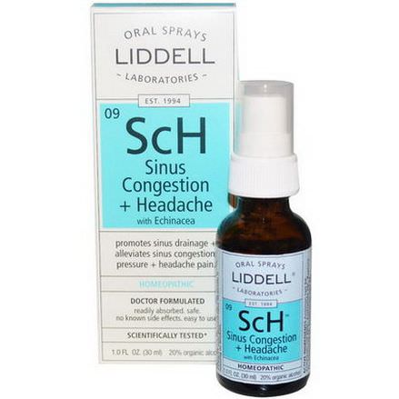 Liddell, ScH, Sinus Congestion Headache, with Echinacea, Oral Spray 30ml