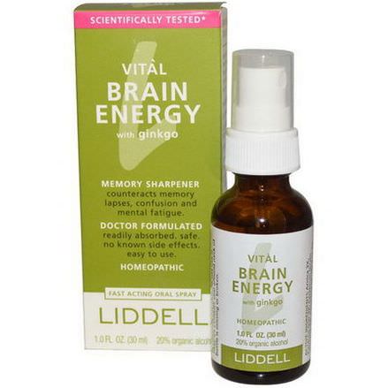 Liddell, Vital Brain Energy, with Ginkgo 30ml