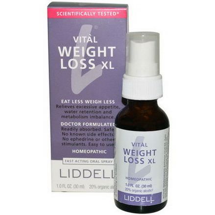 Liddell, Vital Weight Loss XL, Fast Acting Oral Spray 30ml