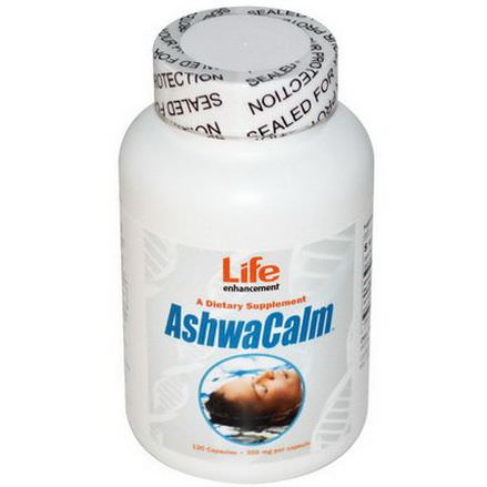 Life Enhancement, AshwaCalm, 300mg, 120 Capsules