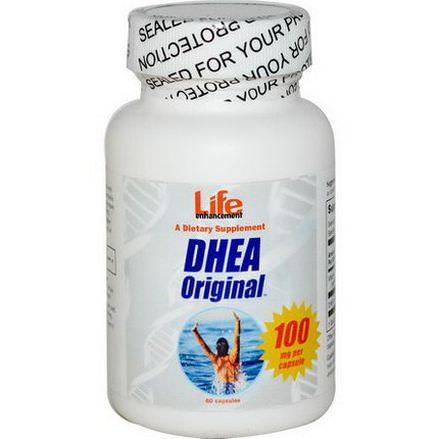 Life Enhancement, DHEA Original, 100mg, 60 Capsules