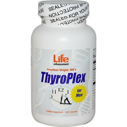 Life Enhancement, ThyroPlex for Men, 120 Capsules