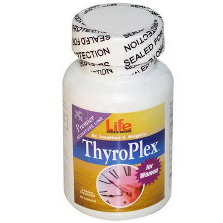 Life Enhancement, ThyroPlex for Women, 30 Capsules