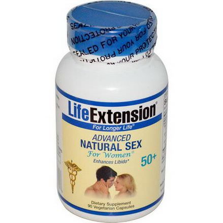 Life Extension, Advanced Natural Sex, For Women, 50+, 90 Veggie Caps
