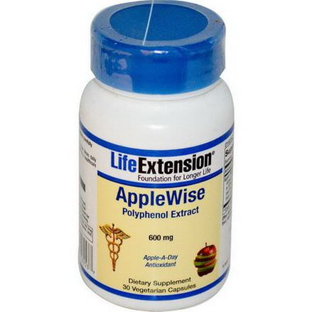 Life Extension, AppleWise, Polyphenol Extract, 600mg, 30 Veggie Caps
