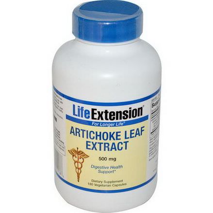 Life Extension, Artichoke Leaf Extract, 500mg, 180 Veggie Caps