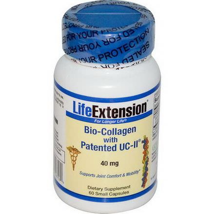 Life Extension, Bio-Collagen with Patented UC-II, 40mg, 60 Small Caps