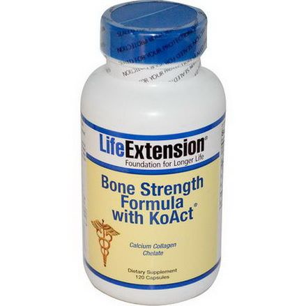 Life Extension, Bone Strength Formula With KoAct, 120 Capsules