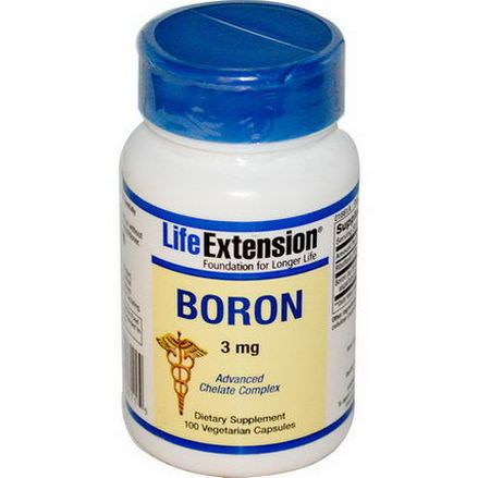 Life Extension, Boron, 3mg, 100 Veggie Caps