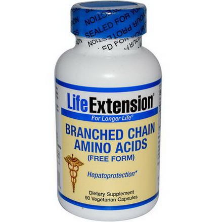 Life Extension, Branched Chain Amino Acids, 90 Veggie Caps