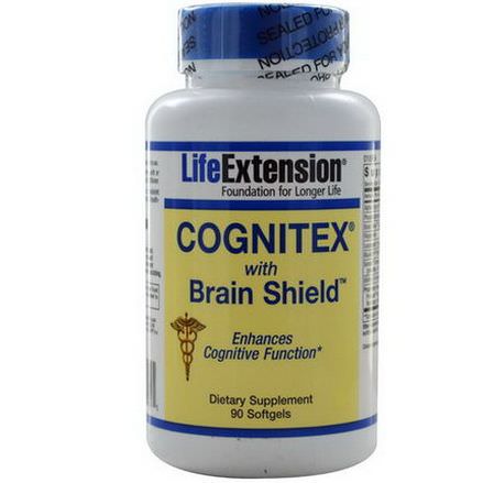 Life Extension, Cognitex with Brain Shield, 90 Softgels